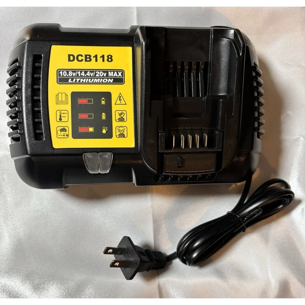 DCB118 Battery Charger 20V MAX 4.5A Compatible w/ DeWalt 10.8V 14.4V 20V NEW